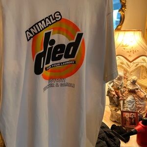 PETA vintage T-shirt  White Graphic Tee